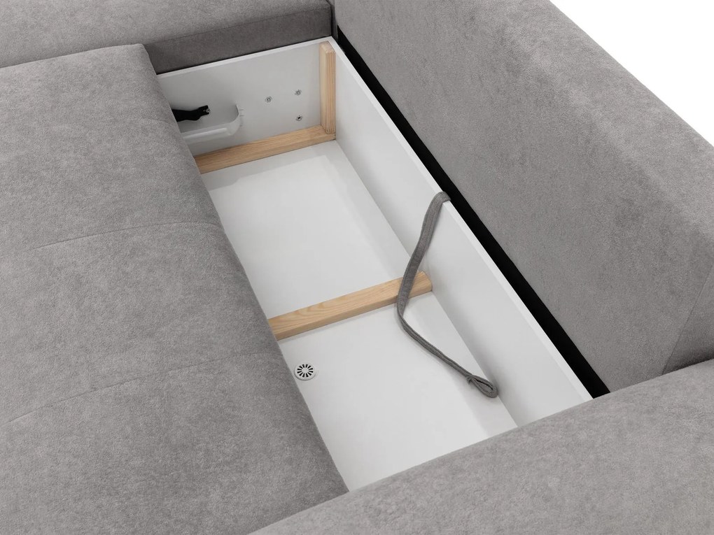 Ъглов диван Fiorano-Бежово-Десен