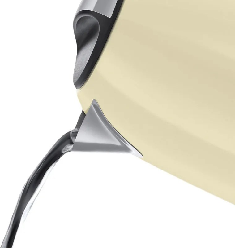 Електрическа кана Russell Hobbs Colours Plus Classic Cream 20415‑70, 2400W, 1.7 л, Бързо завиране, Скрит нагревател, 360° основа, Индикатор, Кремав