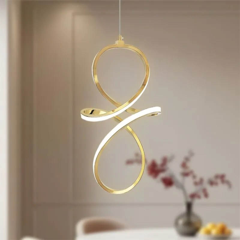 Висяща LED лампа LHJ091-1CP GOLD