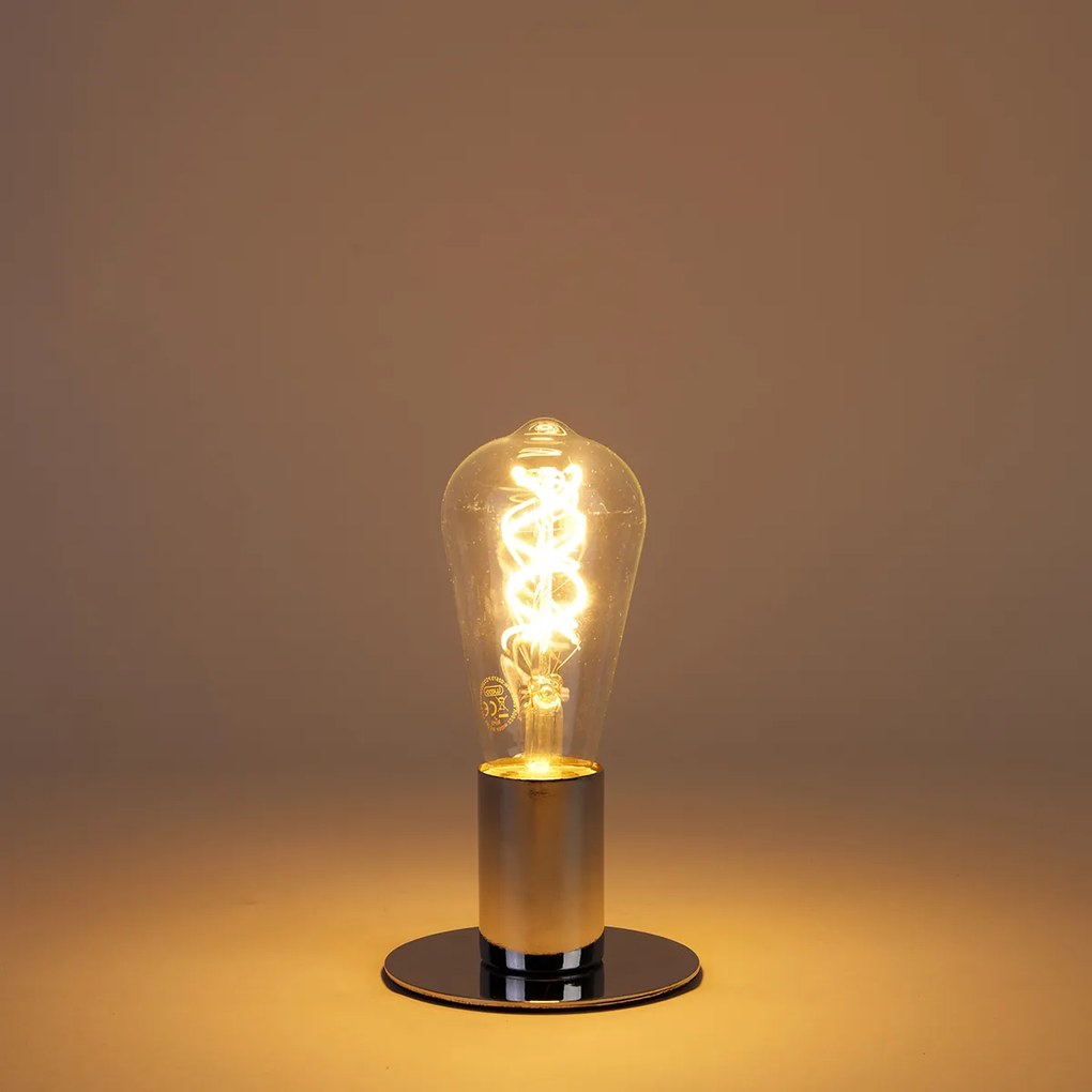 Комплект от 5 E27 LED спираловидни филаментни крушки ST64 5W 400 lm 2200K