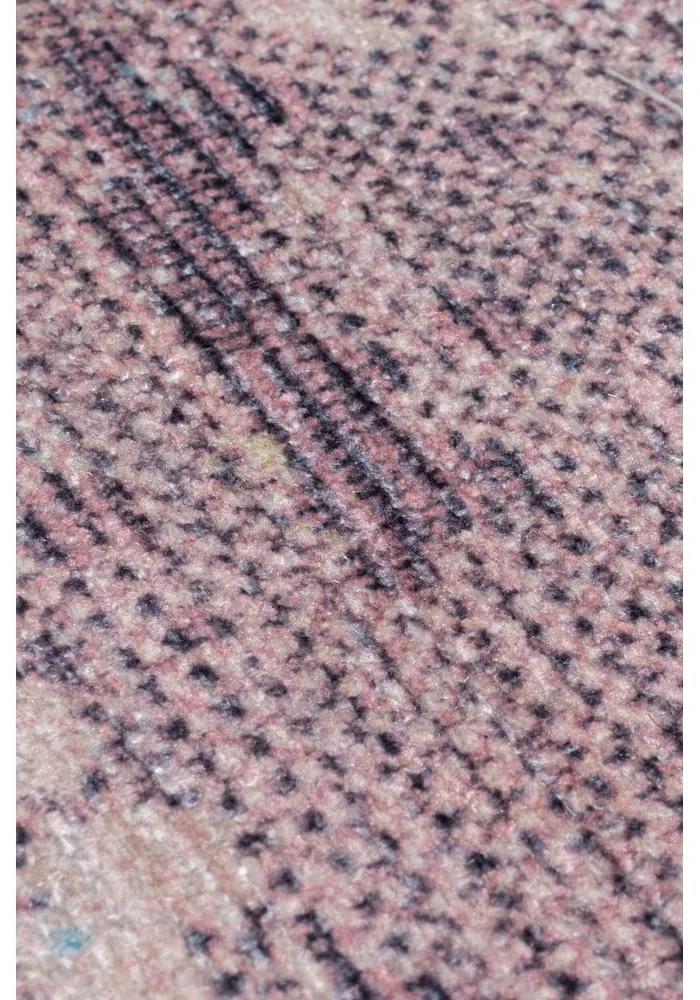 Синьо-лилав килим със смес от рециклирани влакна подходящ за пране 80x150 cm Reid – Flair Rugs