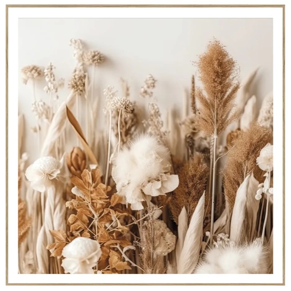 Картина 50x50 cm Dried Flowers – knor