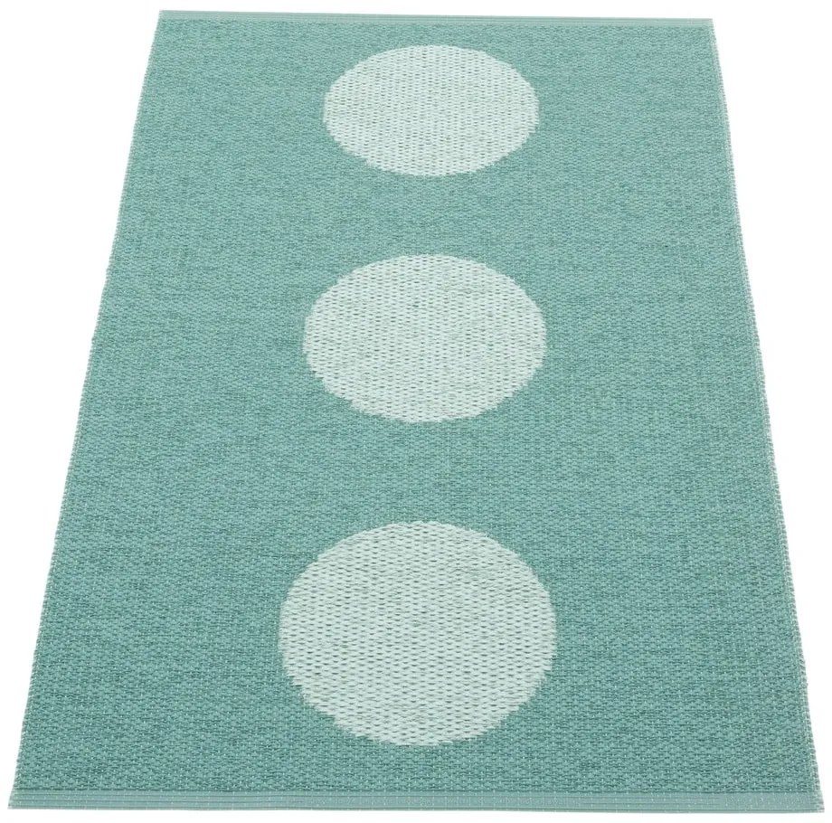 Тюркоазен килим за открито и закрито 70x120 cm Vera Pop Jade – Pappelina