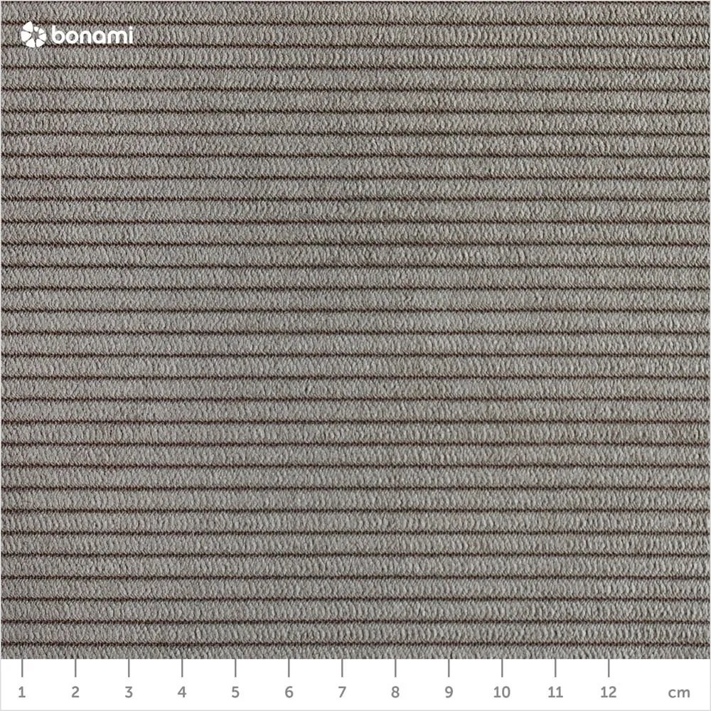 Сиво тапицирано двойно легло с матрак с решетка 180x200 cm Noira Slim - Bonami Selection