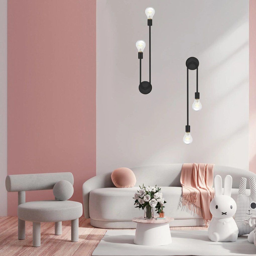 Лампа APP1147-2W black
