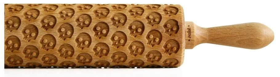 Дървен релефен валяк за тесто Scul - Valek