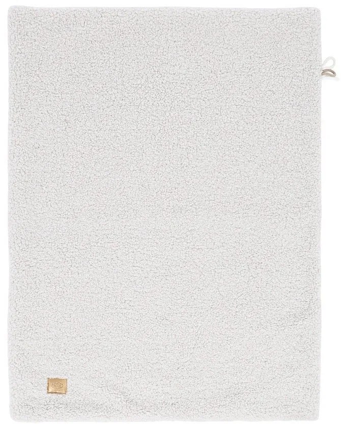 Бяло бебешко одеяло от шерпа 100x77 cm – Meowbaby