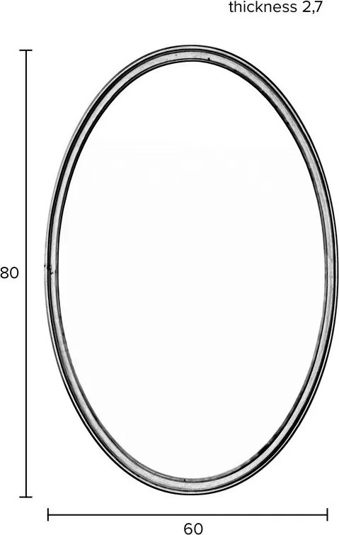 Стенно огледало 60x80 cm Matz – White Label