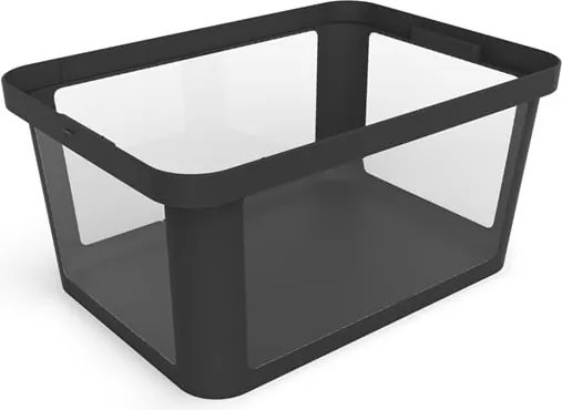 Черен пластмасов капак за кутия за съхранение 57x39x3 cm Albris – Rotho