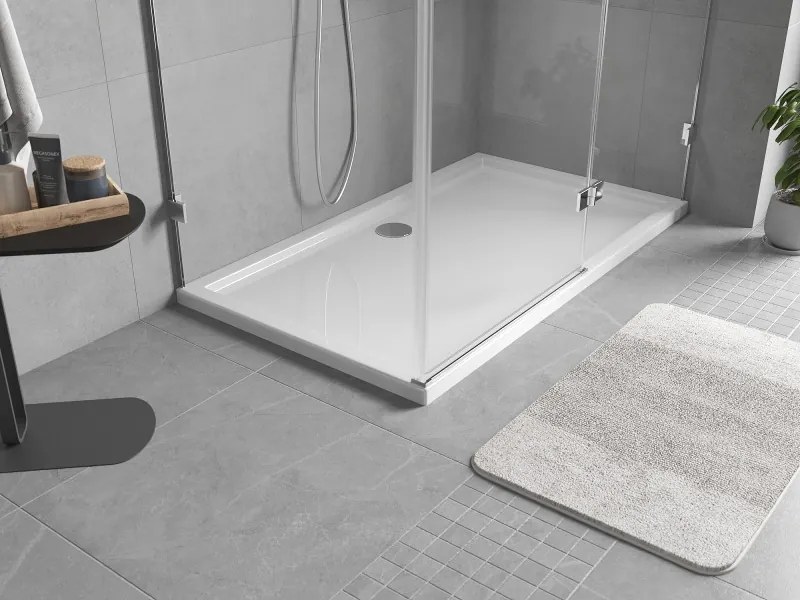 Mexen Flow правоъгълно тънко корито 160 x 100 см, бял гланц - 46R101016