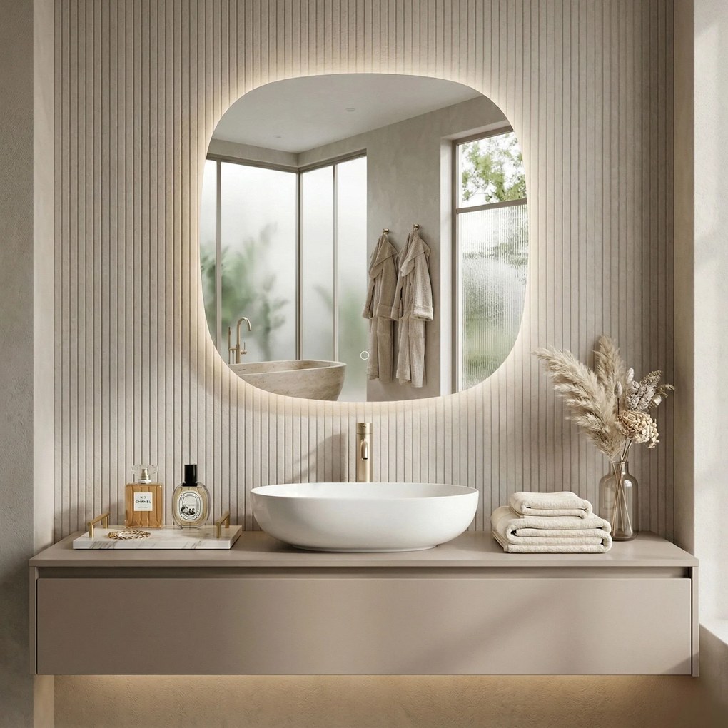 Огледало LED 70x70cm TOP