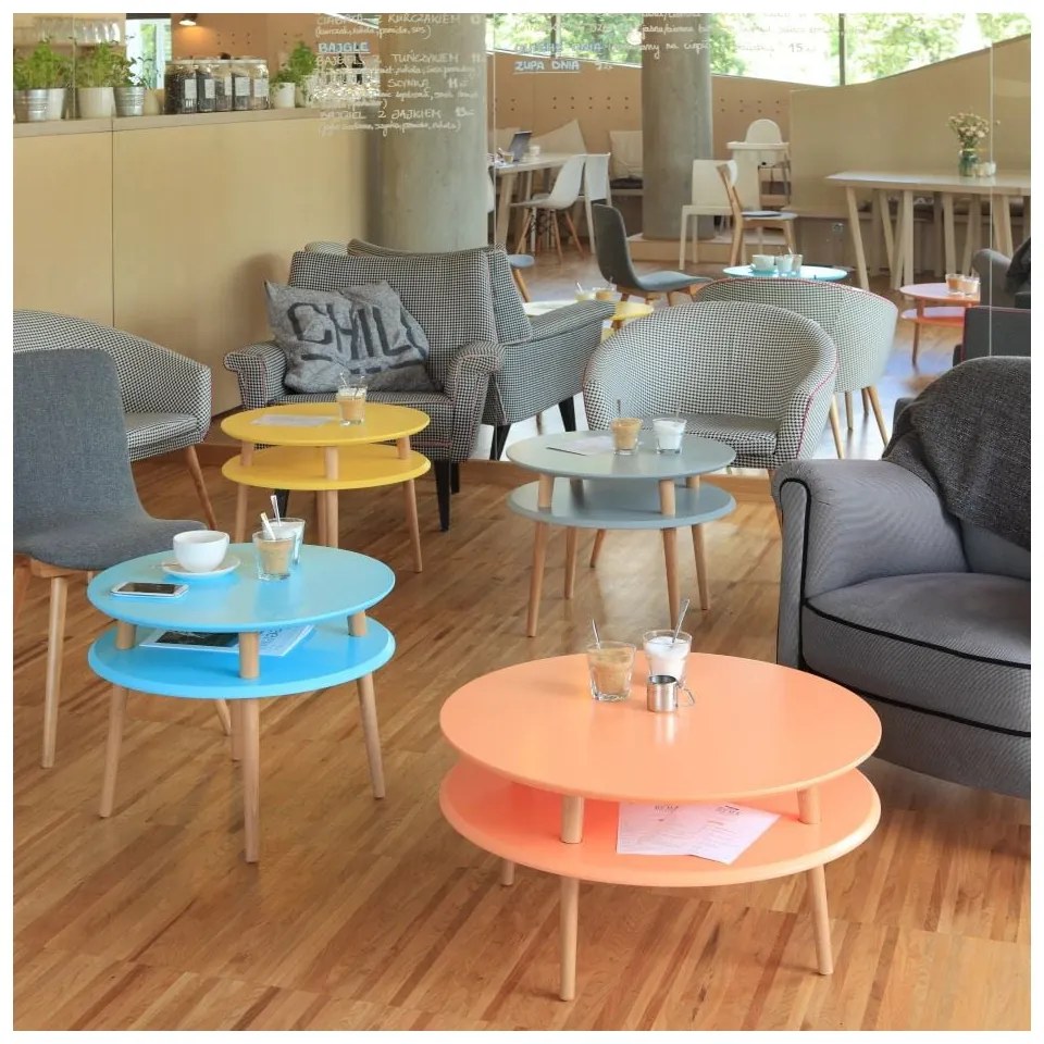 Тъмно сива масичка за кафе UFO, ⌀ 57 cm Ufo - Ragaba