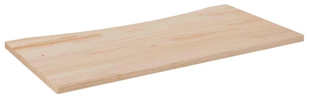 824445 vidaXL Плот за бюро, 110x60x2,5 см, борово дърво масив