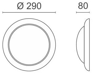 Лампа за таван 1030-Diameter 18 cm.