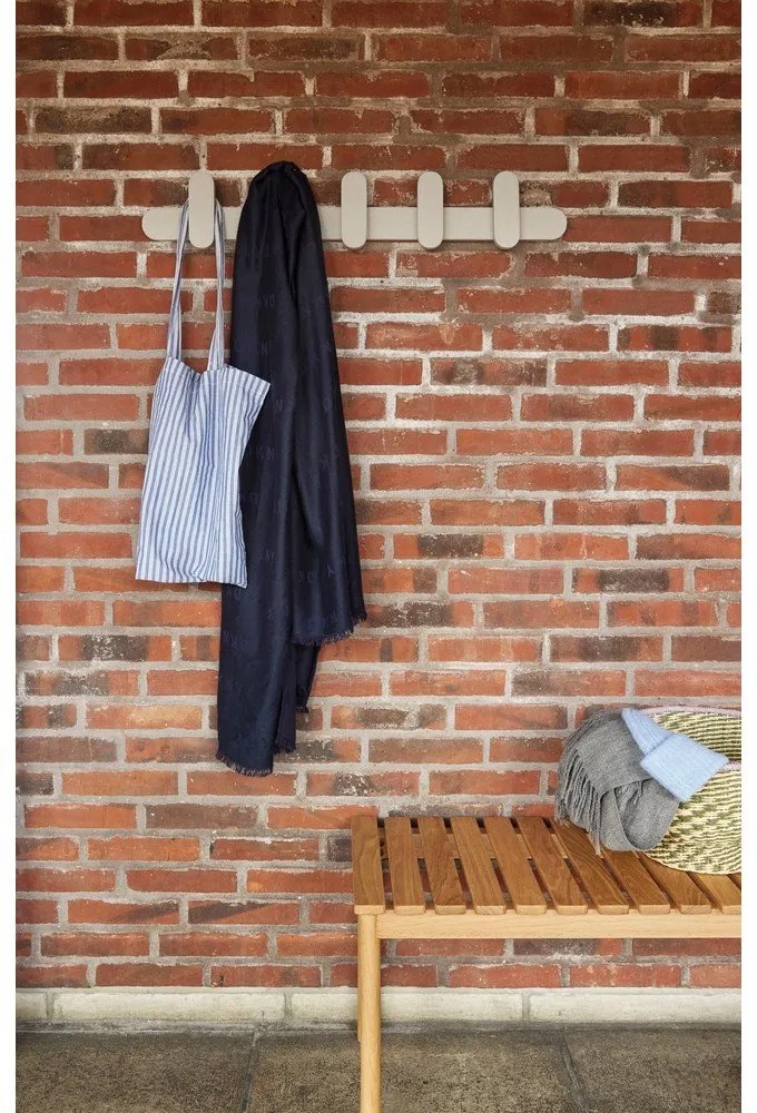 Светлокафява пейка Row – Hübsch