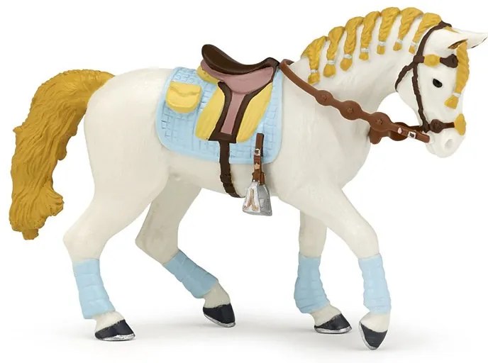 Papo - Фигурка Trendy Riding Women's Horse Blue