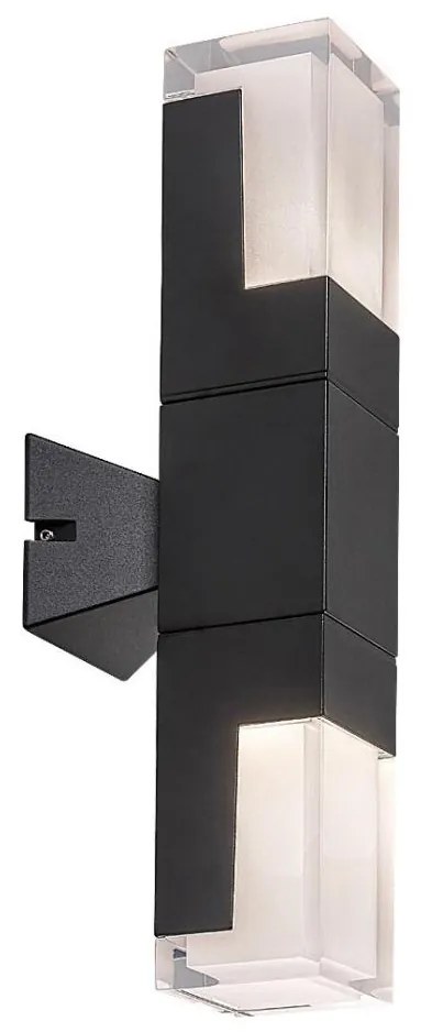 Rabalux 77127 - LED външно стенен осветител DARVAS LED/12W/230V IP54