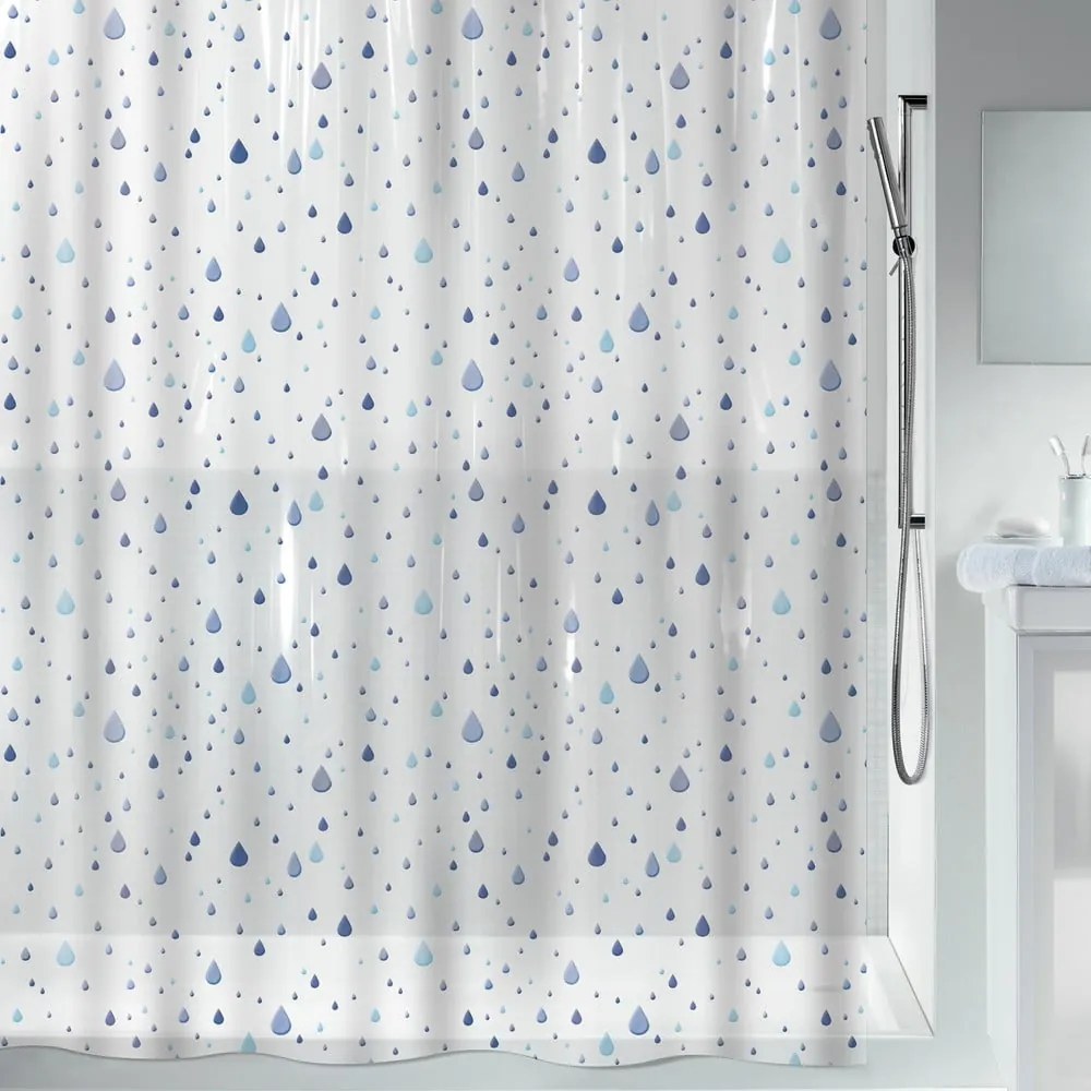 Завеса за душ 180x200 cm Waterdrop – Spirella
