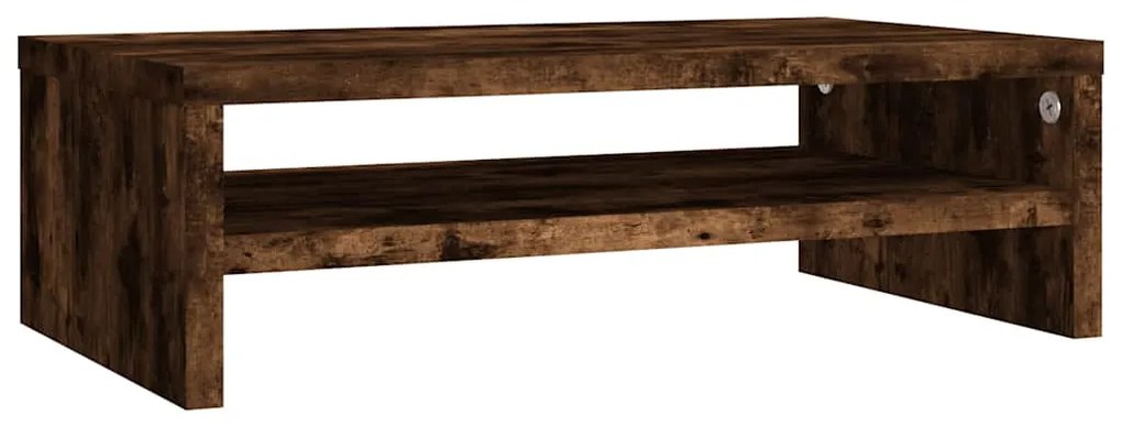 815267 vidaXL Поставка за монитор, опушен дъб, 42x24x13 см, инженерно дърво