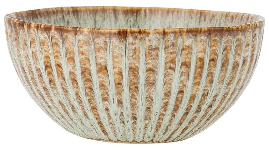 Синя/бежова глинена купичка за сервиране/за плодове 200 ml Fleur – Bloomingville