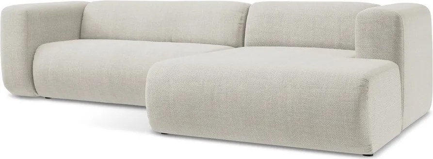 Бежов ъглов диван (десен ъгъл) Ekahi – Makamii