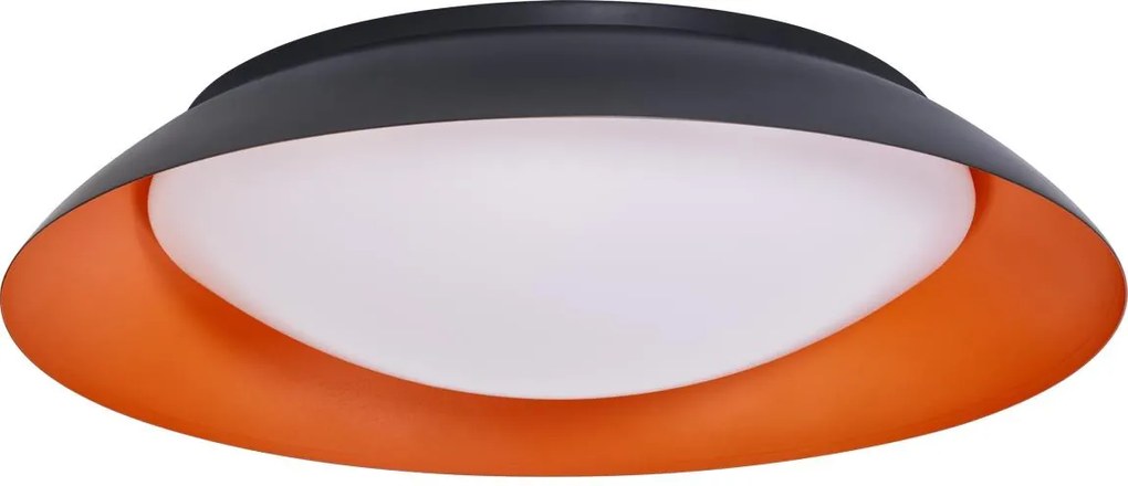 Osram - димируем LED таванен плафон ORBIS PLATE LED/45W/230V Ø48cm оранжев/черен