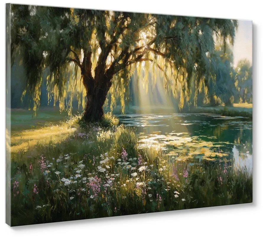 Картина 113x85 cm Sunlit Willow – Styler