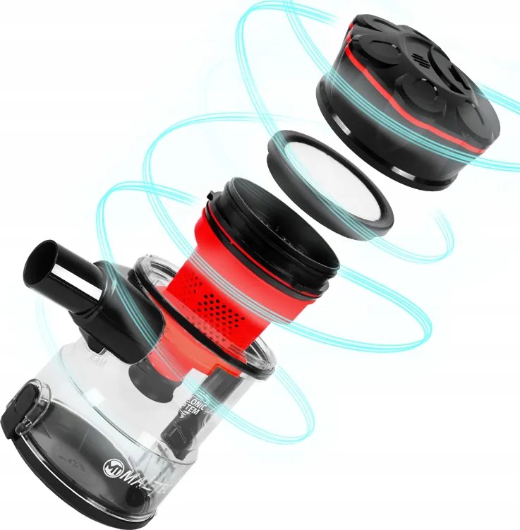 Ръчна прахосмукачка Vertical Turbo Cyclone 5 в 1 600W без торбичка