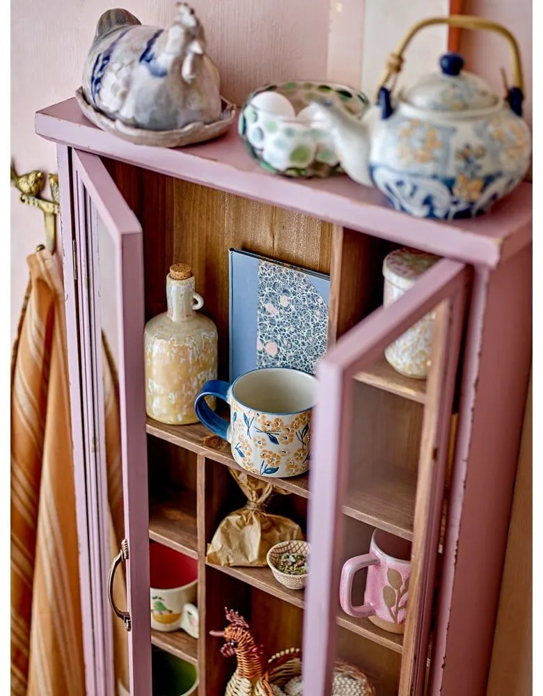 Синьо-бежова глинена чаша 400 ml Myah – Bloomingville