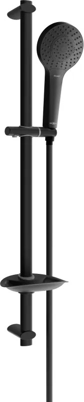 Mexen DB05 подвижен душ комплект, черен - 785054584-70