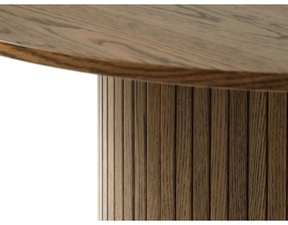 Кръгла маса за хранене от дъб ø 120 cm Nola - Unique Furniture