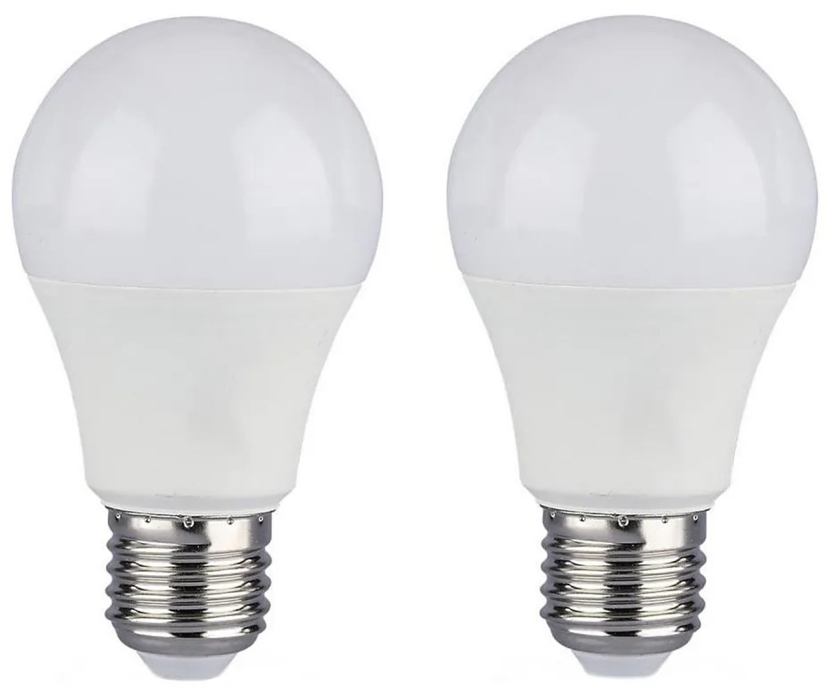 К-кт 2x LED Димируема крушка A60 E27/9W/230V 6400K