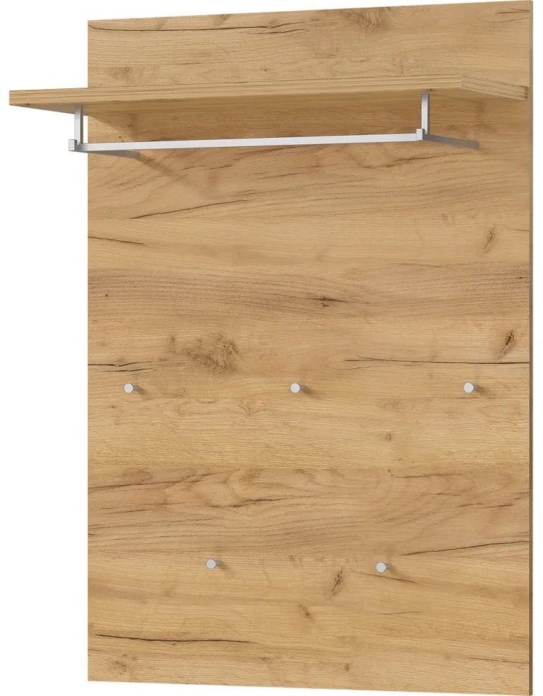 Панел за закачалки в дъбов декор в естествен цвят Aledo - Germania
