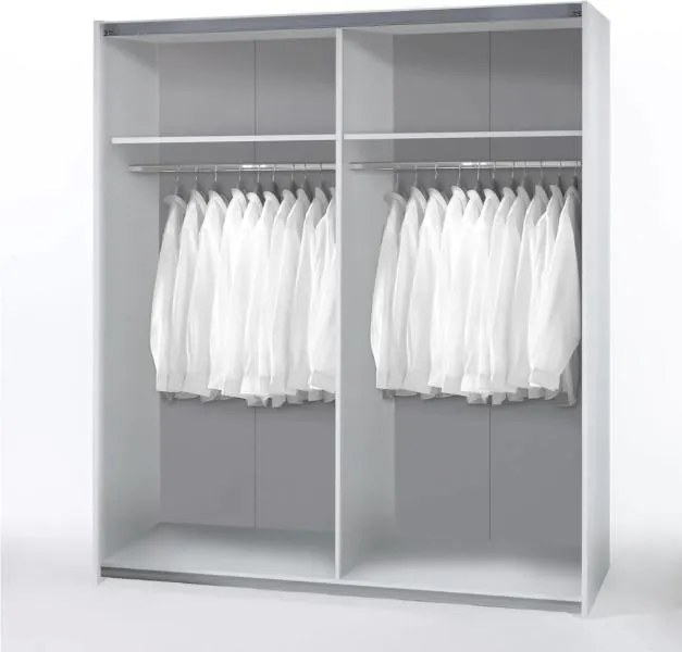 Плъзгащ се гардероб Arma - бял
