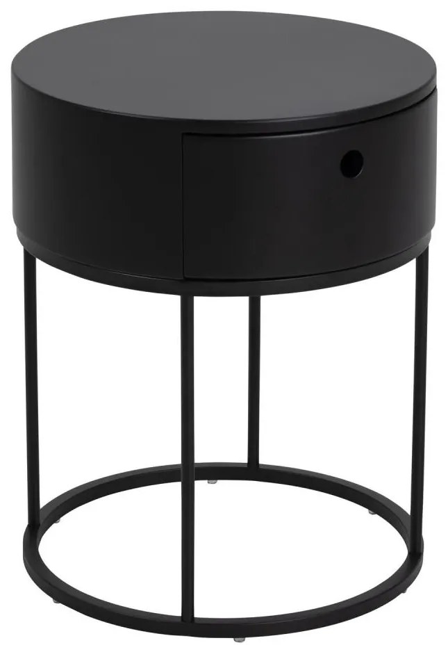 Нощно шкафче COLUM, черно