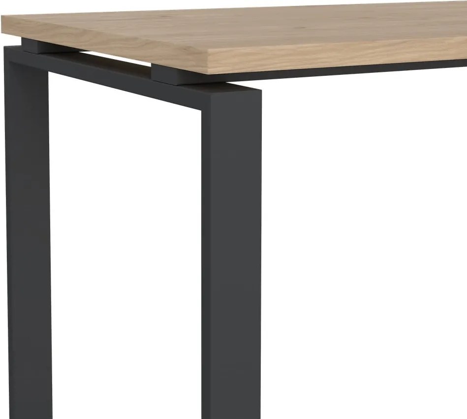 Работна маса с дъбов плот 60x120 cm Sign - Tvilum