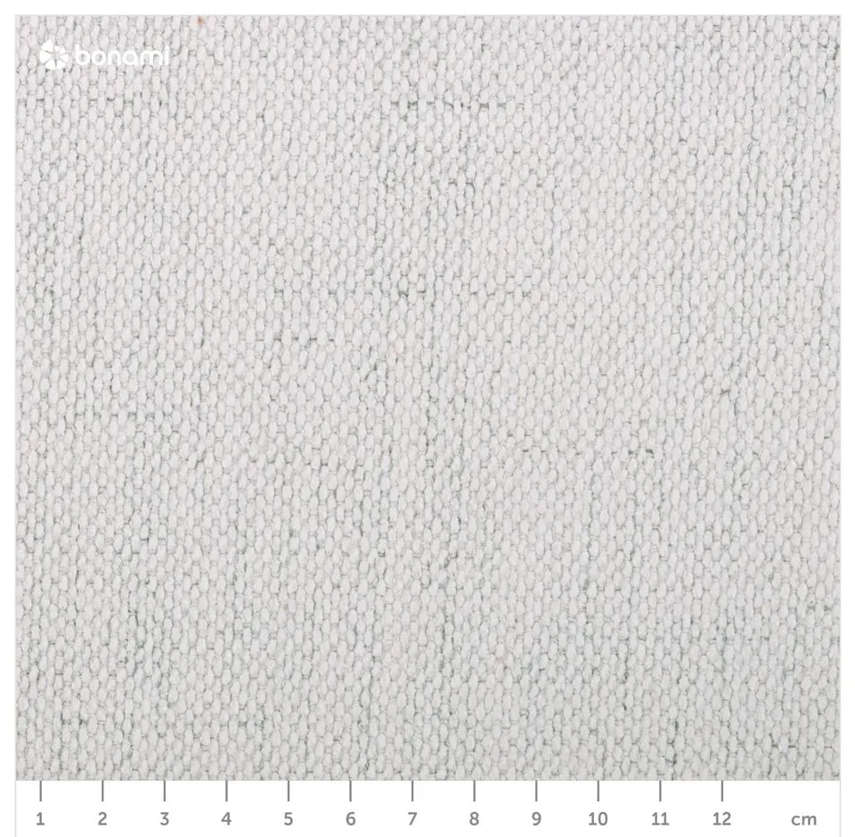 Бежово тапицирано двойно легло с място за съхранение с решетка 180x200 cm Jagna - Bobochic Paris