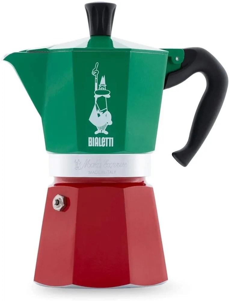 Bialetti - Кафеварка Moka Tricolore за 6 кафета