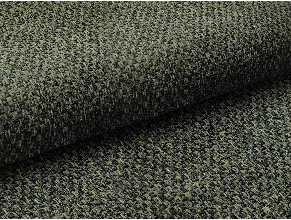 Зелено двойно тапицирано легло с място за съхранение и включена подматрачна рамка 180x200 cm Mano – Makamii