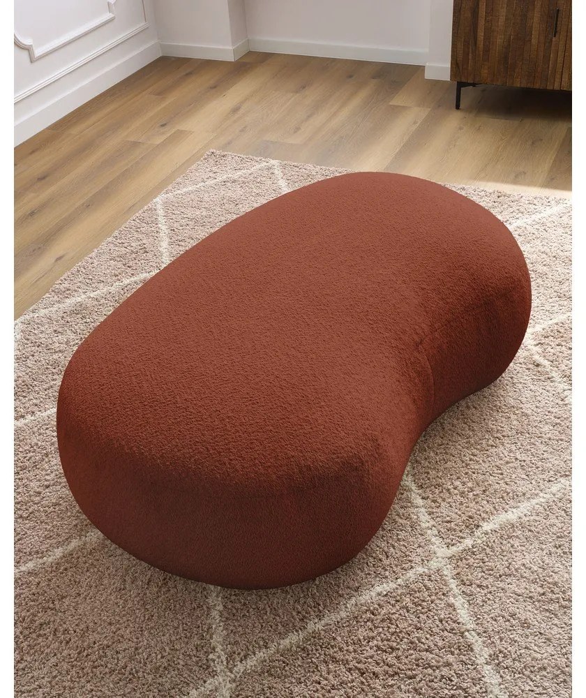 Табуретка от букле в тухлен цвят Saint-Germain - Bobochic Paris