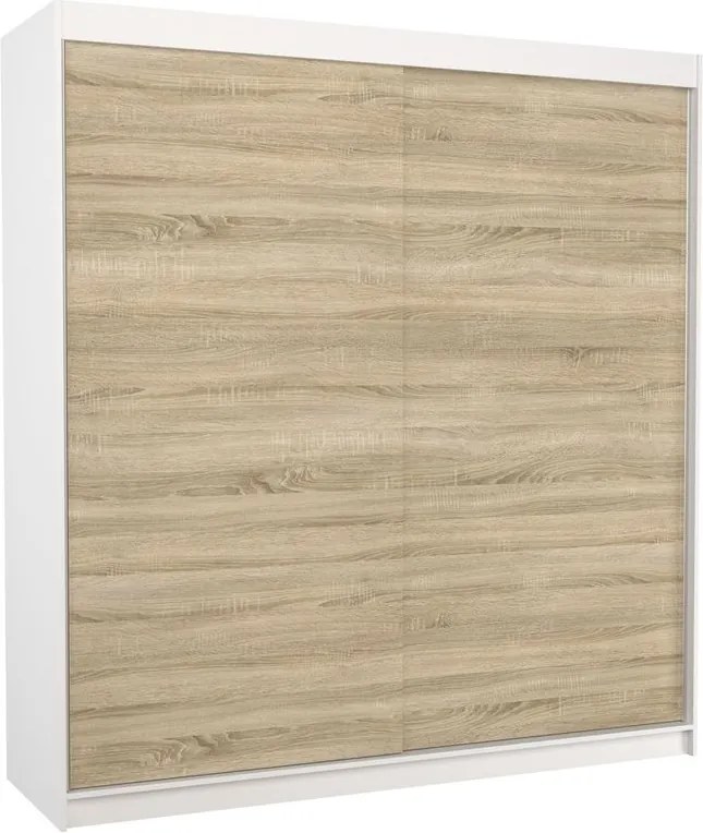 Гардероб Anabell 200 плъзгащ се-Leuko - Drus