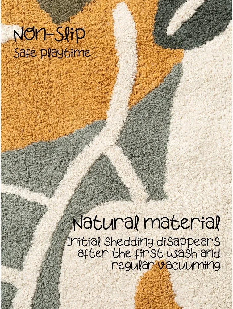 Памучен детски килим подходящ за пране/ръчно изработен 140x200 cm Snuggle Tabea – Hanse Home