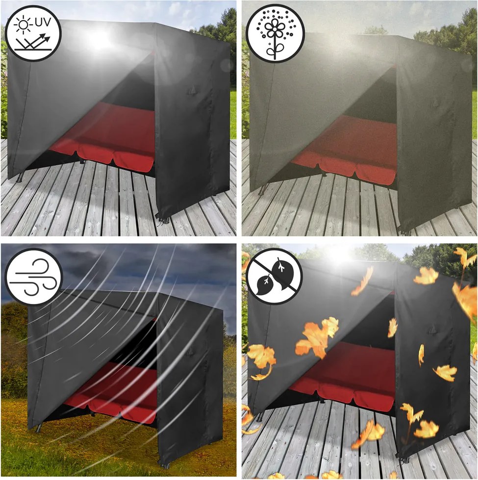 Градинска люлка CASARIA® синя, със защитен калъф KINGSLEEVE®