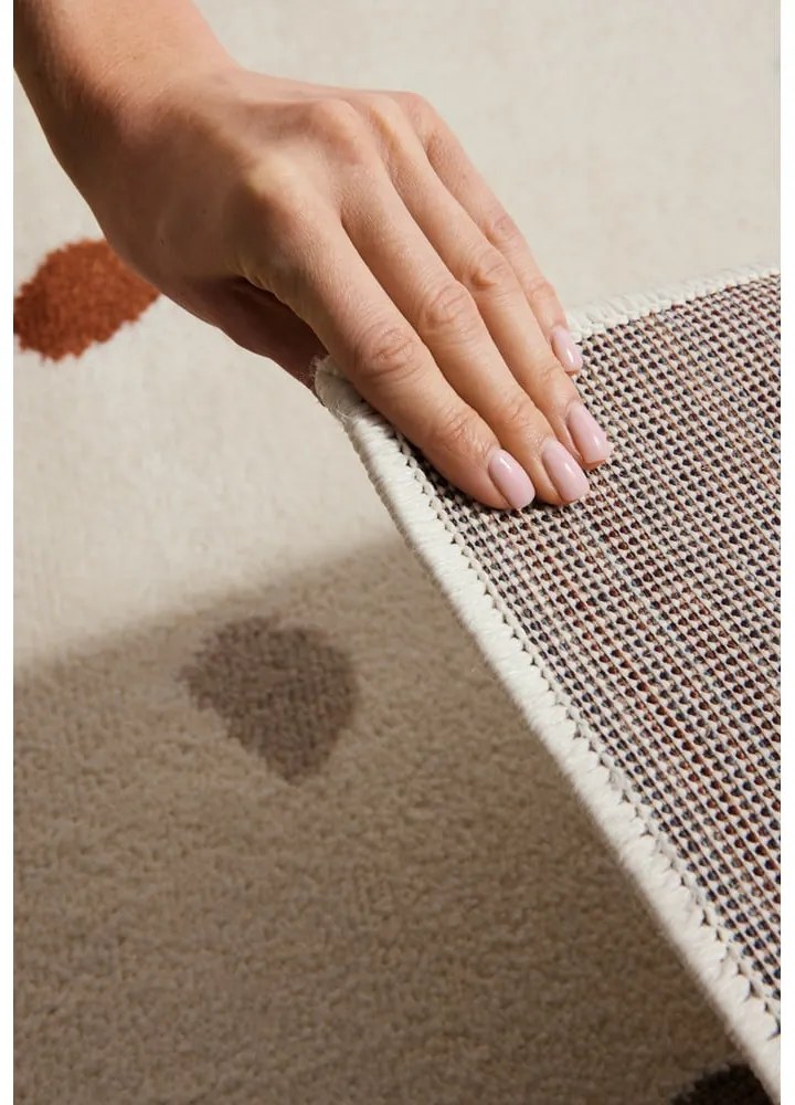 Кремав детски килим 200x290 cm Funny Dots – Hanse Home