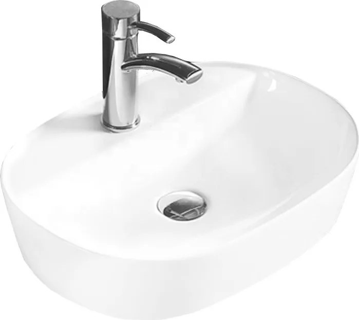 Mexen Iris надплотно монтирана мивка 50 x 38 см, бяла - 21995000