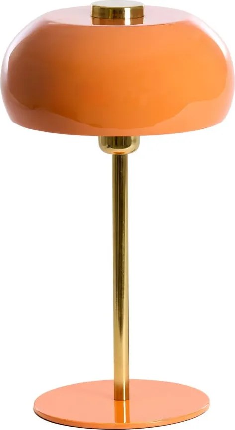 Оранжева настолна лампа с метален абажур (височина 40 cm) Surin – Light &amp; Living
