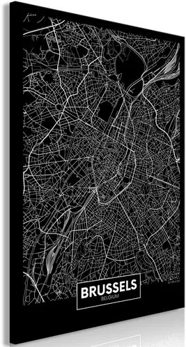 Таблица - карта на Брюксел (1 част) Вертикална - 40x60