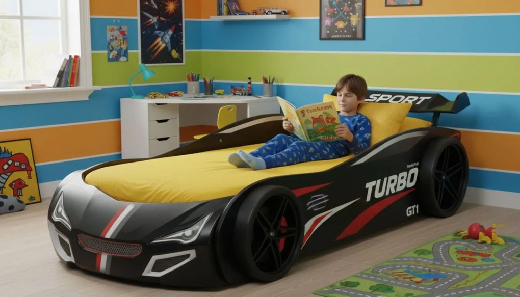 Детско легло Turbo plus-черно