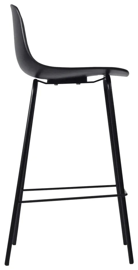 Черен пластмасов бар стол 92,5 cm Whitby - Unique Furniture