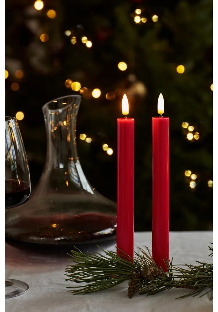 LED свещи в комплект 2 бр. на батерии (височина 22 cm) Sille – Sirius